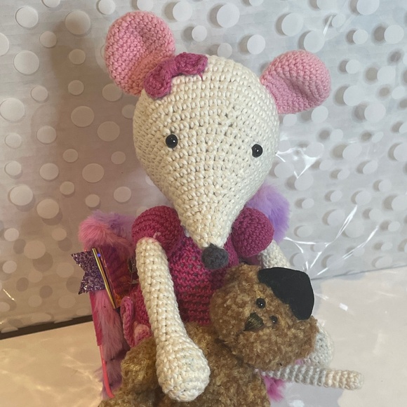 Handmade Amigurumi 🩰🐭Ballerina Mouse Crochet pet - Picture 2 of 10